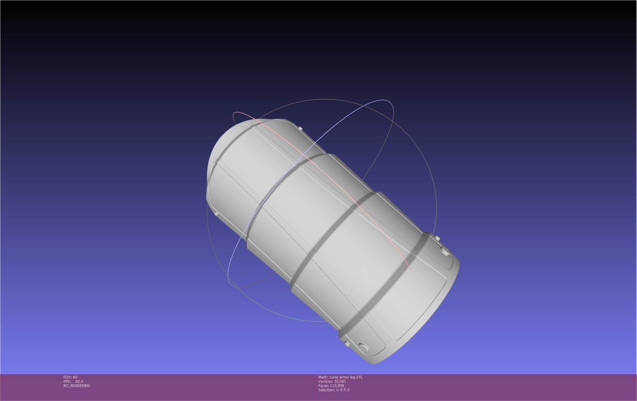 Shield Hero Curse Armor Leg Piece 3D print model_43