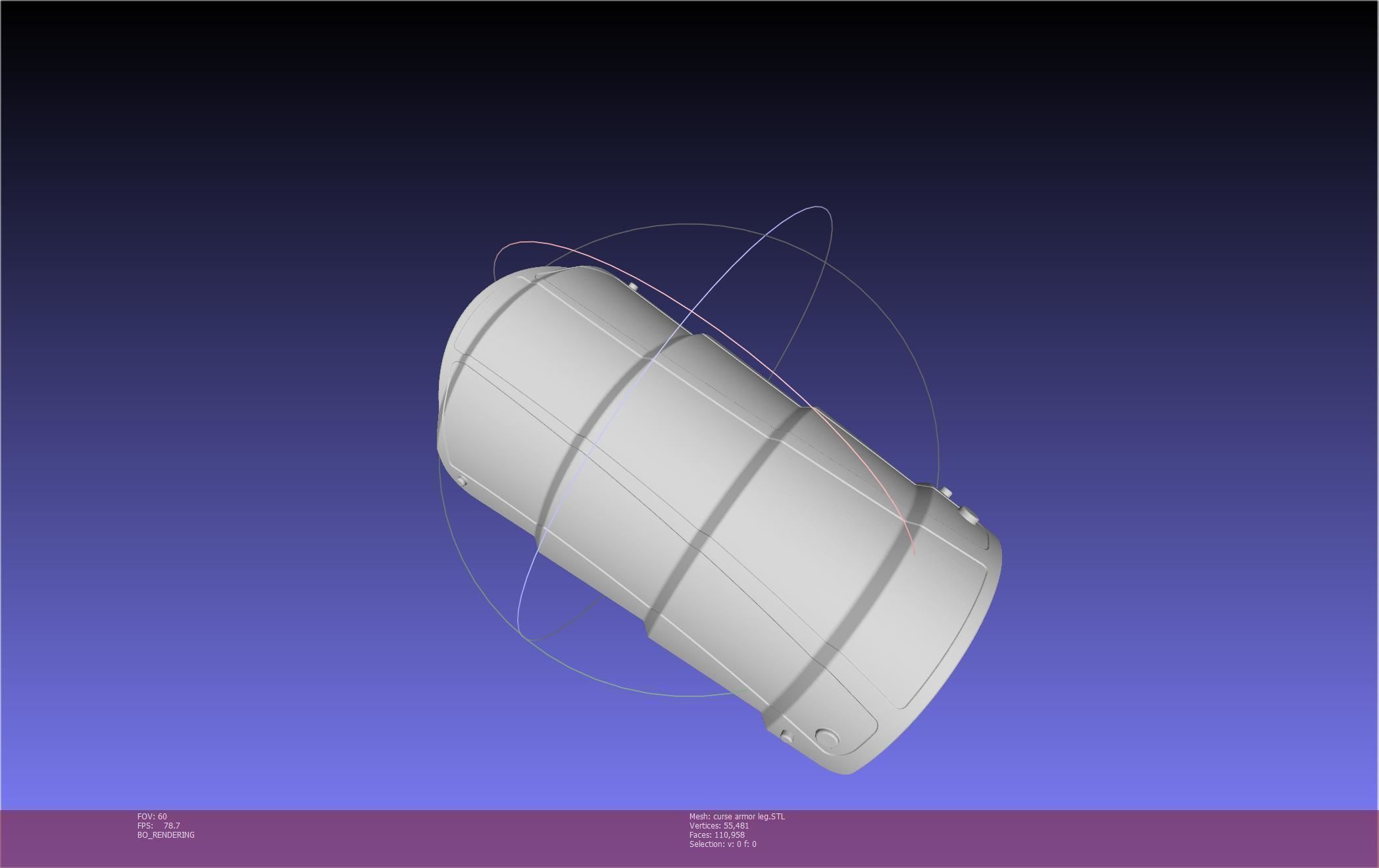 Shield Hero Curse Armor Leg Piece 3D print model_45