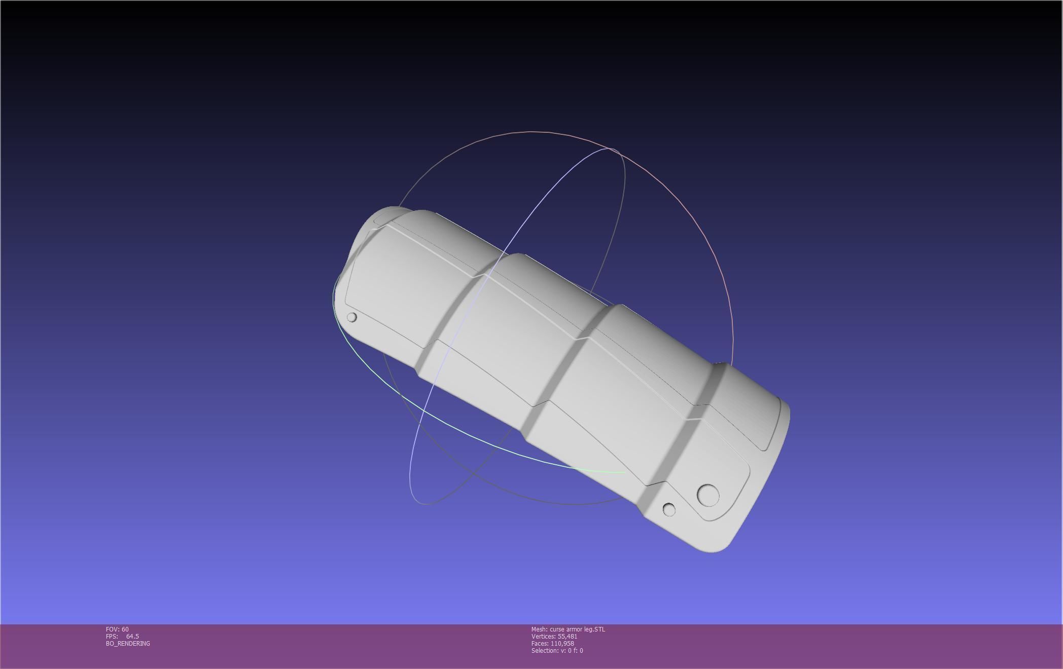 Shield Hero Curse Armor Leg Piece 3D print model_52