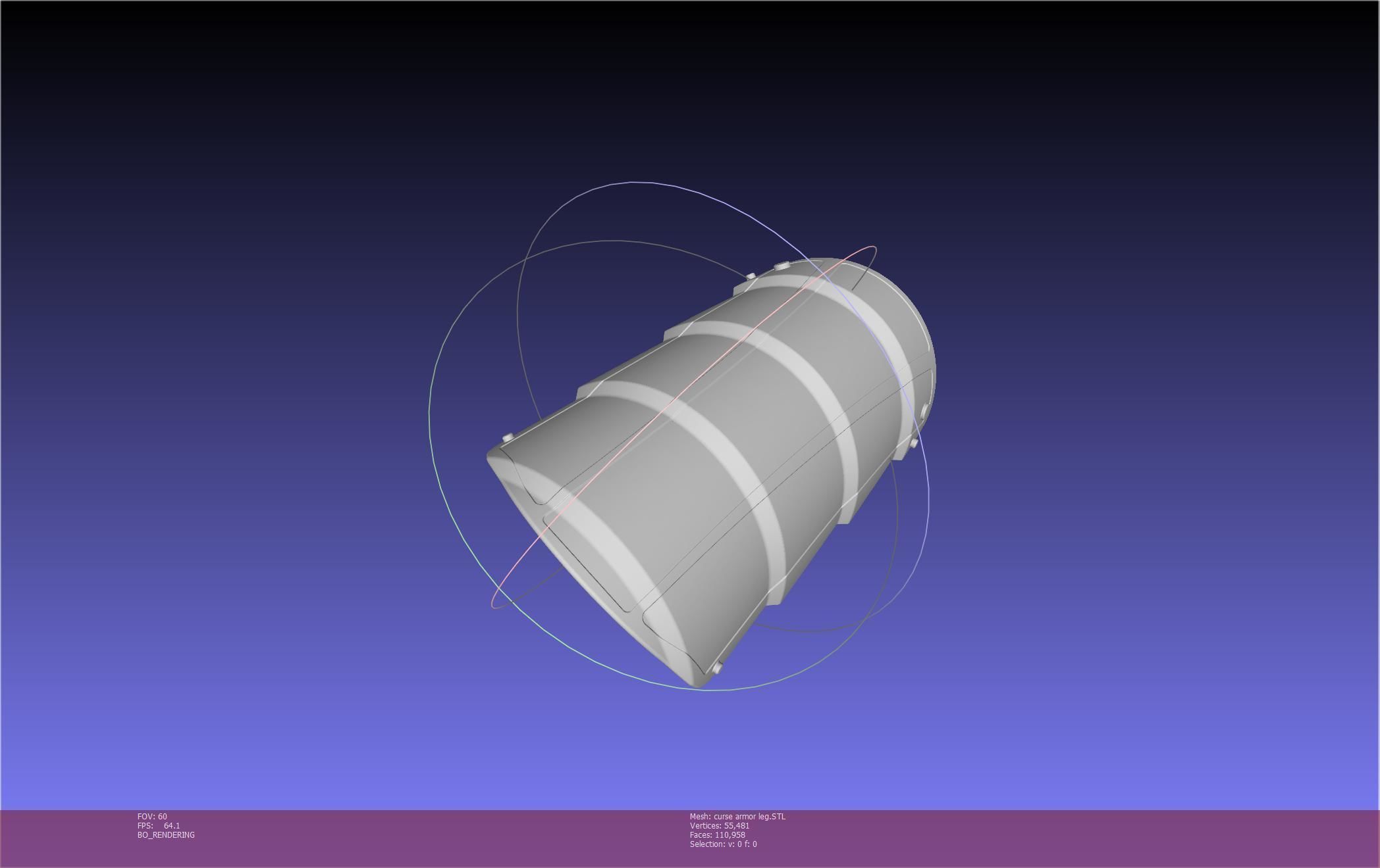 Shield Hero Curse Armor Leg Piece 3D print model_93