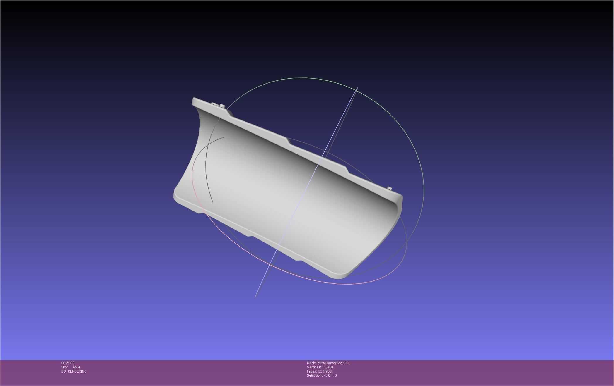 Shield Hero Curse Armor Leg Piece 3D print model_18