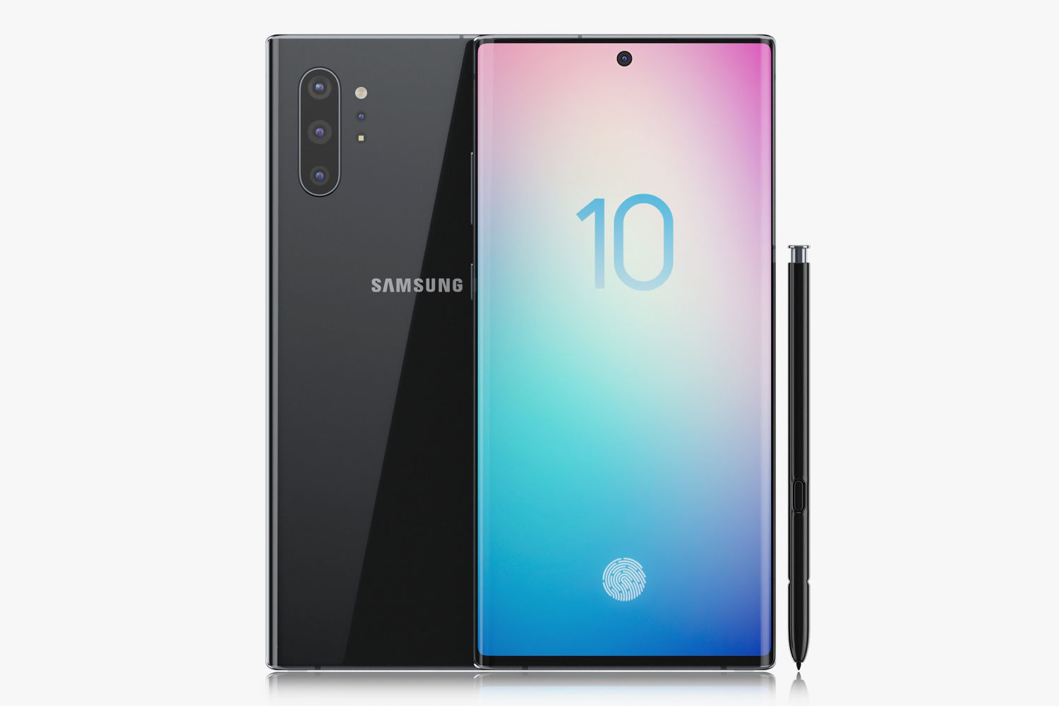 Samsung Galaxy Note 10 Plus 3D model_2