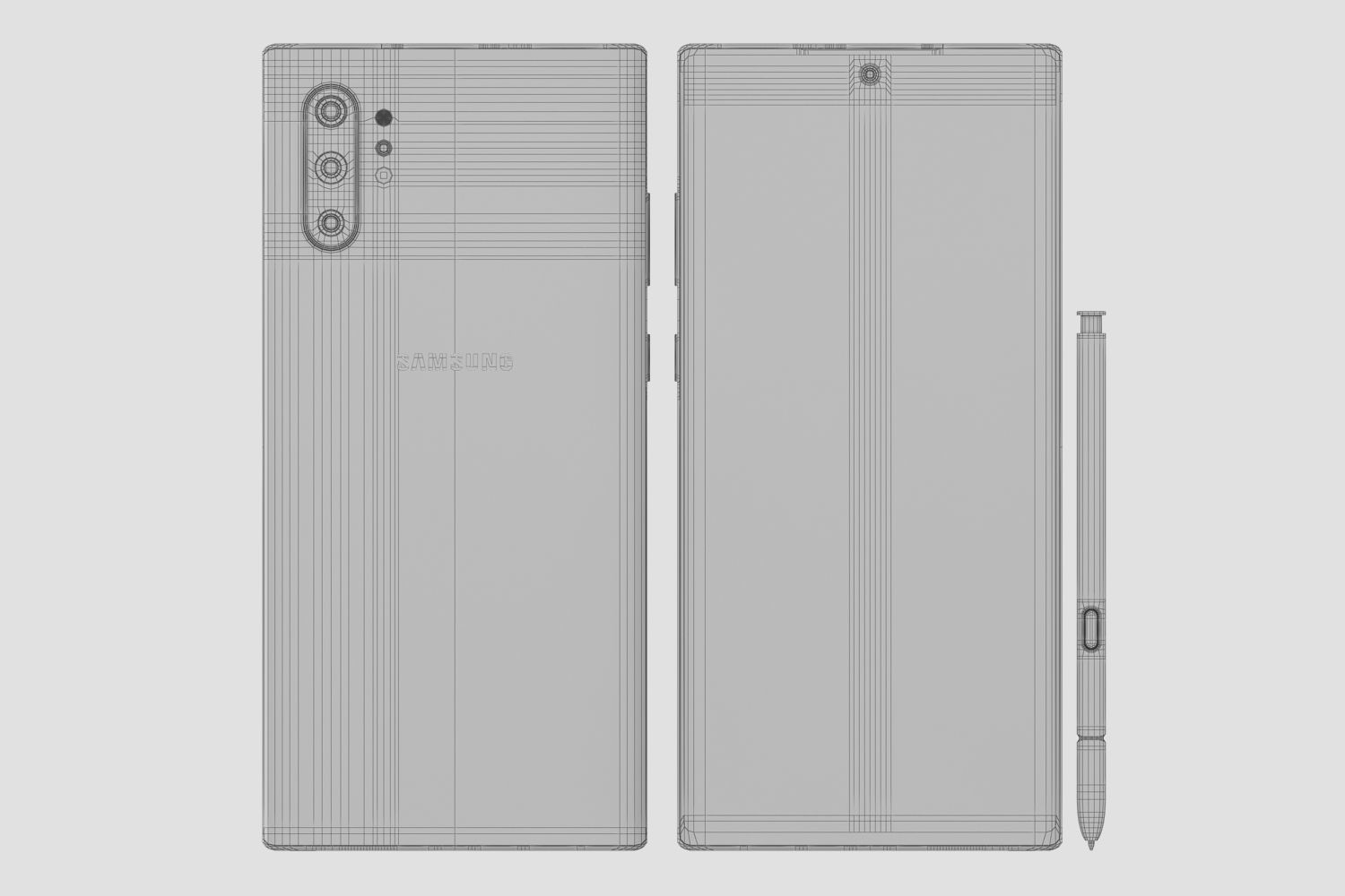 Samsung Galaxy Note 10 Plus 3D model_14