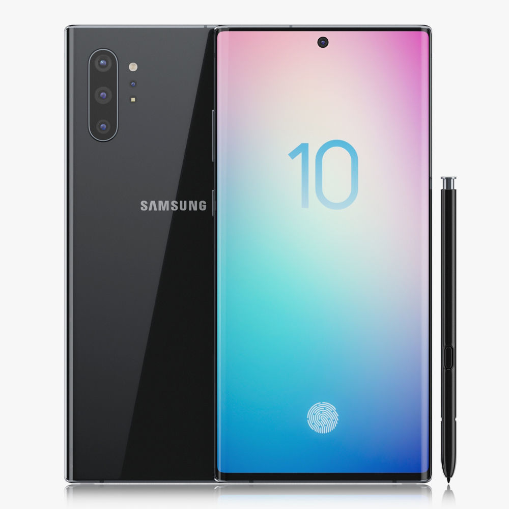 Samsung Galaxy Note 10 Plus 3D model_1