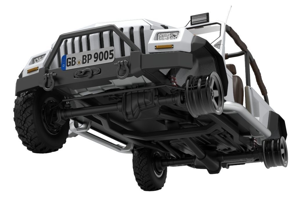 Generic 4x4 SUV car 3D model_9