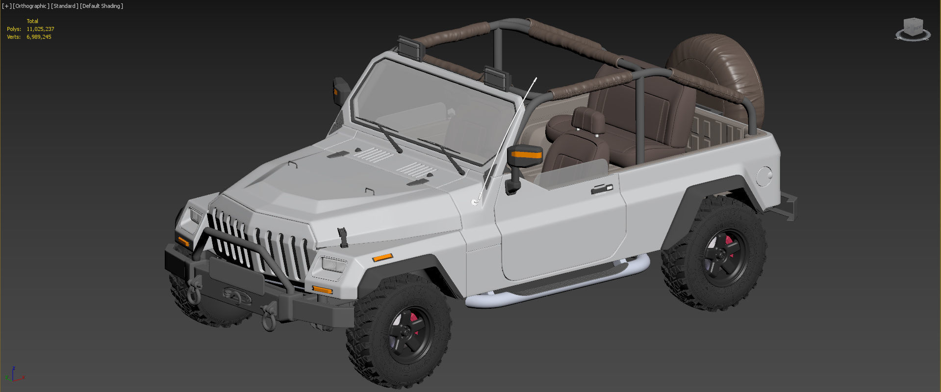 Generic 4x4 SUV car 3D model_14