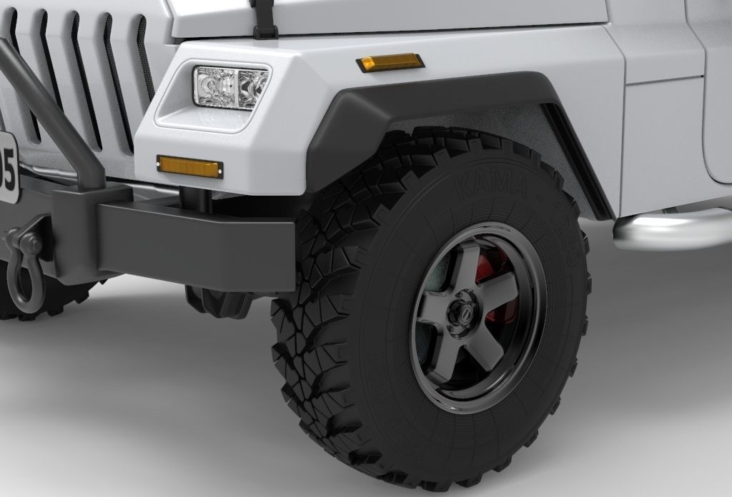 Generic 4x4 SUV car 3D model_11