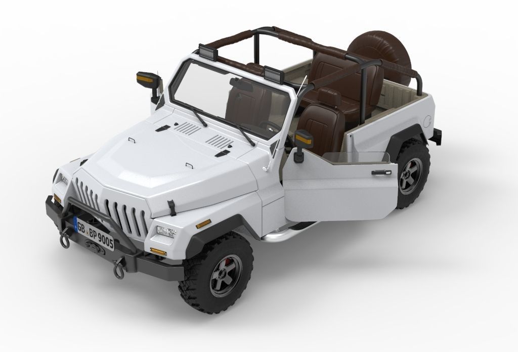 Generic 4x4 SUV car 3D model_1