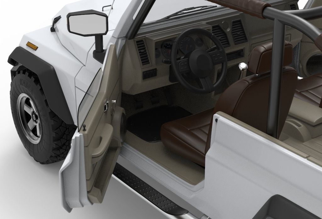 Generic 4x4 SUV car 3D model_4