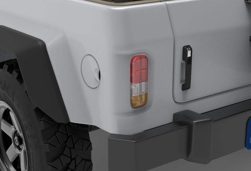 Generic 4x4 SUV car 3D model_12