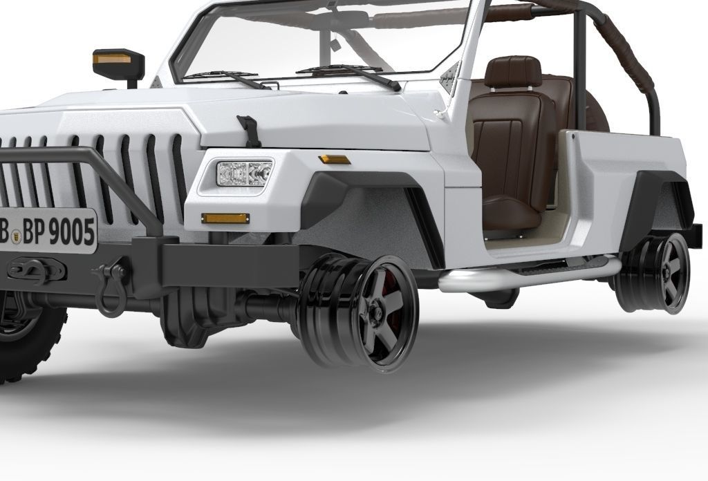 Generic 4x4 SUV car 3D model_10