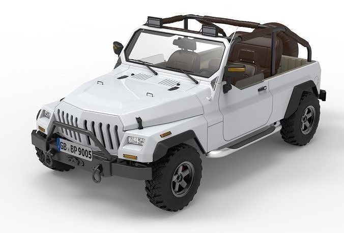 Generic 4x4 SUV car 3D model