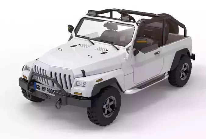 Generic 4x4 SUV car 3D model