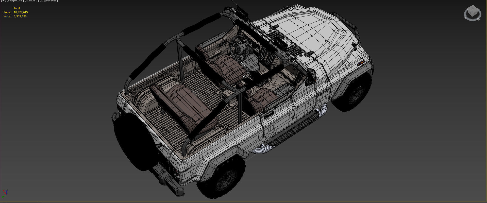 Generic 4x4 SUV car 3D model_16