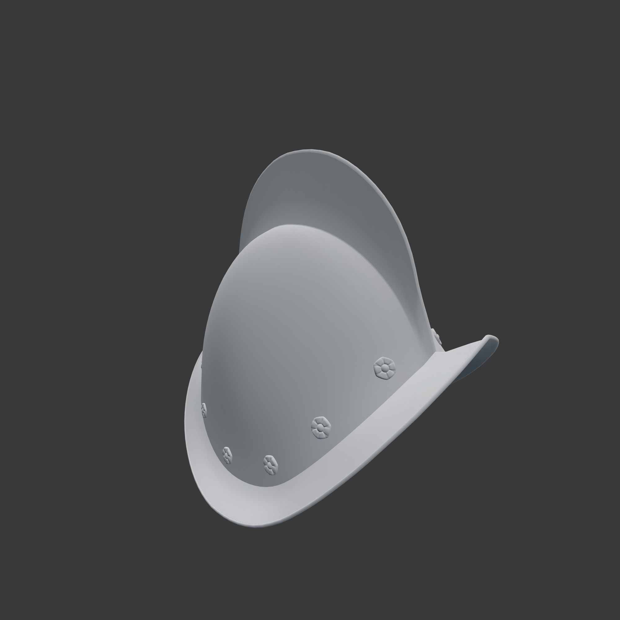 Morion Helmet 3D model_5