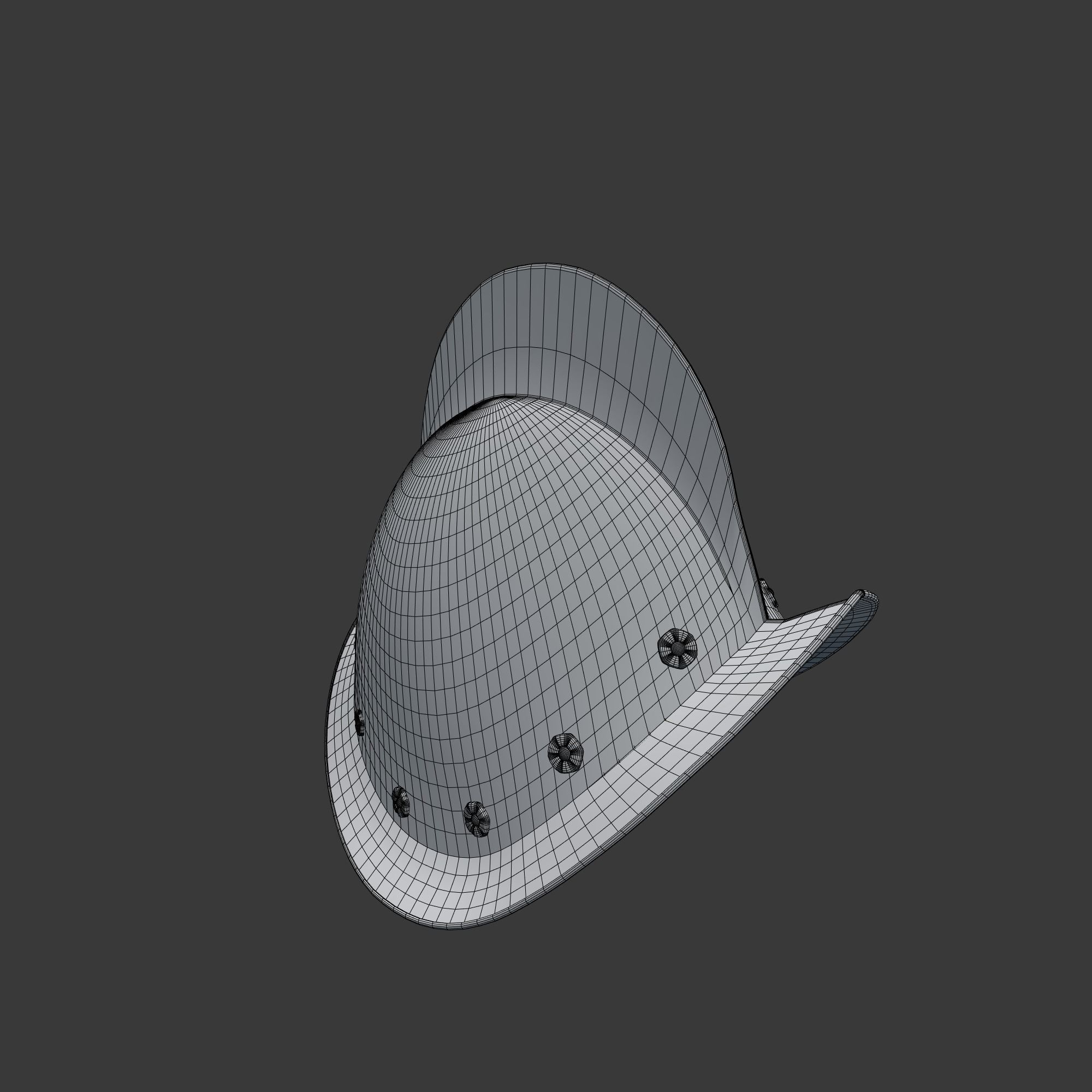 Morion Helmet 3D model_6