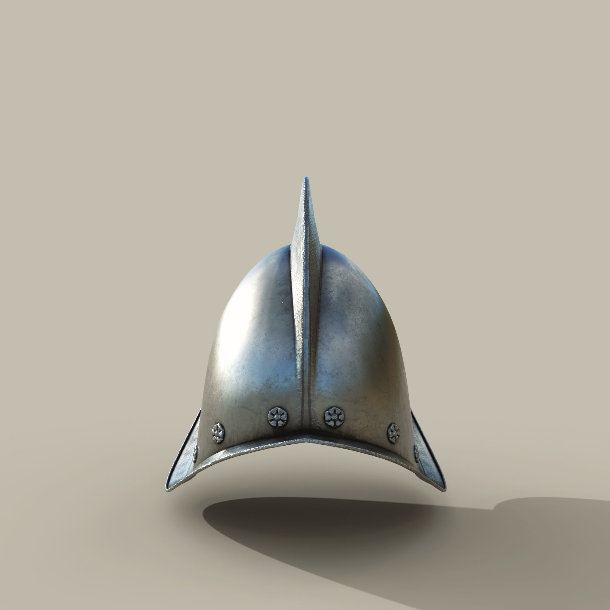 Morion Helmet 3D model_3