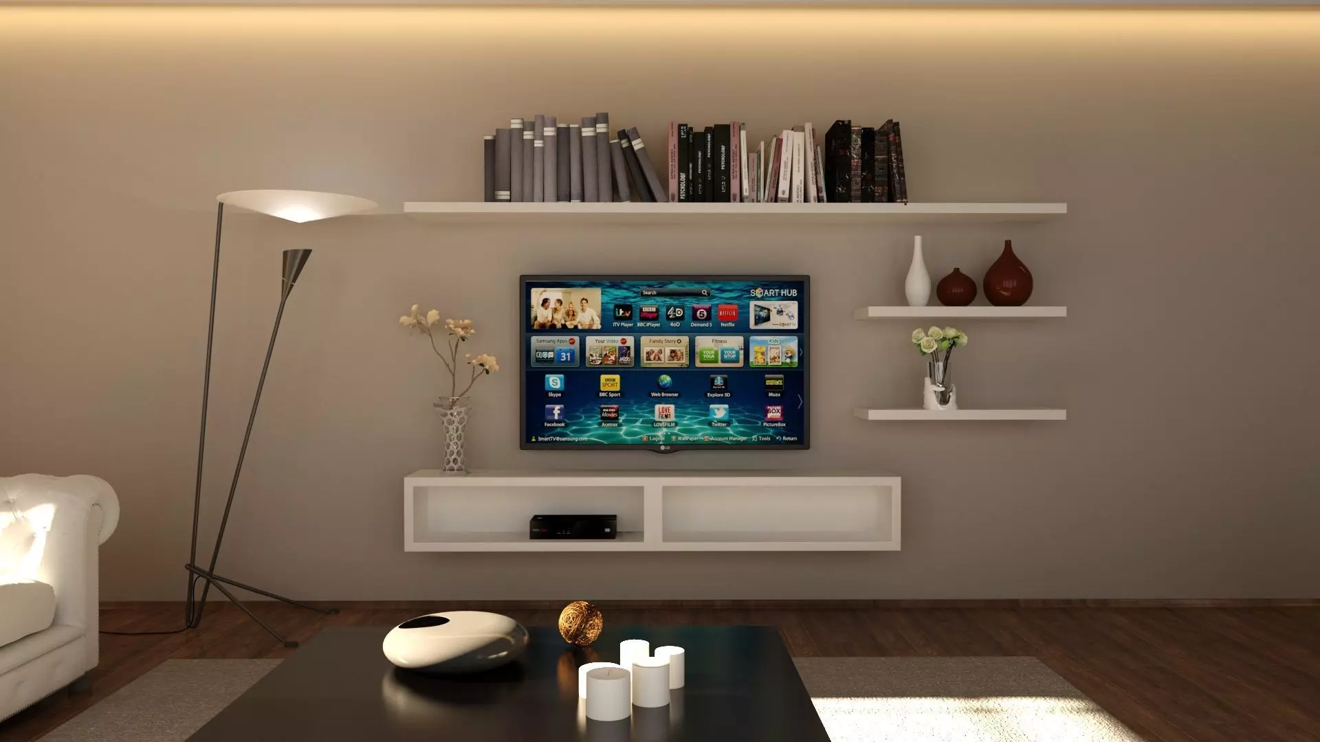 Living Room 3D model_0