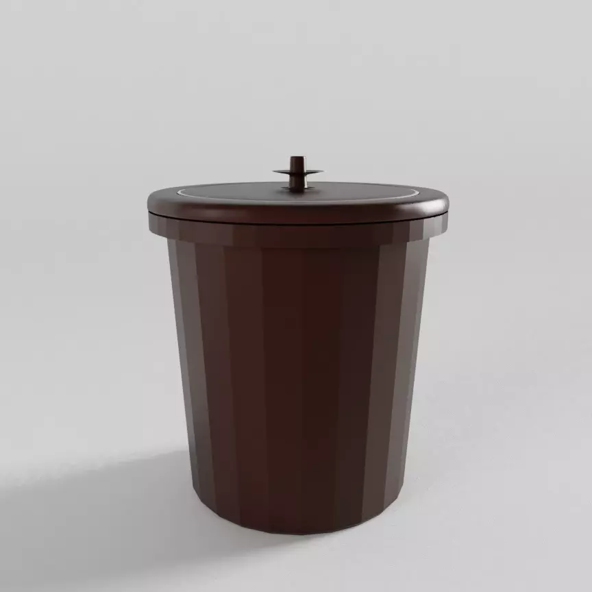 Tupperware Ice Bucket 3D model_0