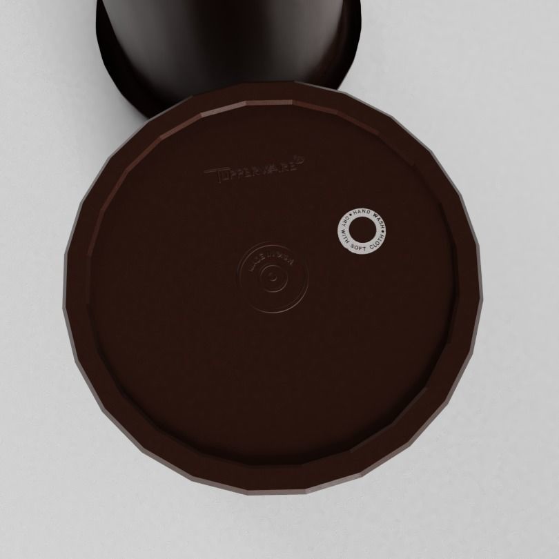 Tupperware Ice Bucket 3D model_3