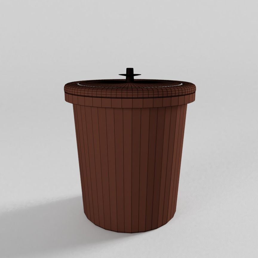 Tupperware Ice Bucket 3D model_4