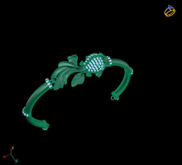 Shake the fish 3D print model_2