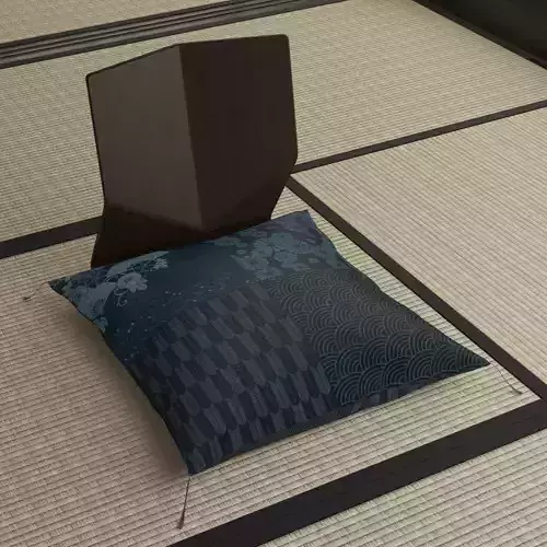 Japanese sitting cushion and seat chair