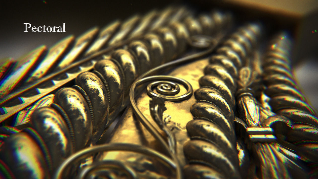 Scythian pectoral 3D model_8