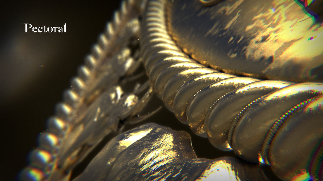 Scythian pectoral 3D model_9