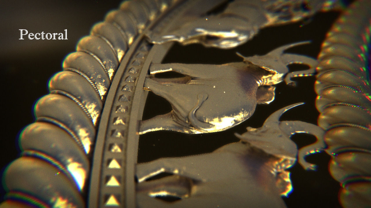 Scythian pectoral 3D model_6