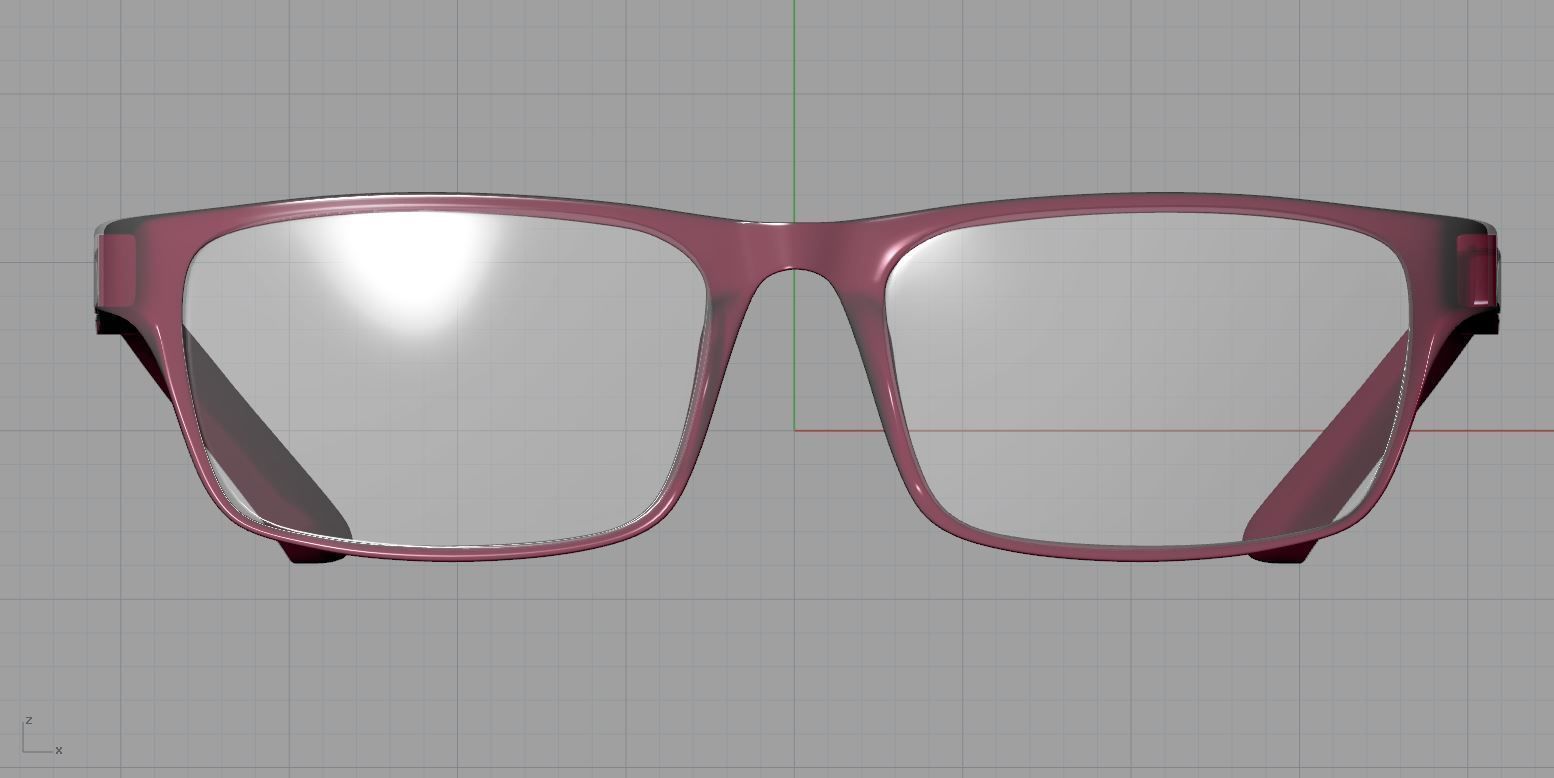 Eyeglasses for Men and Women 3D print model_7