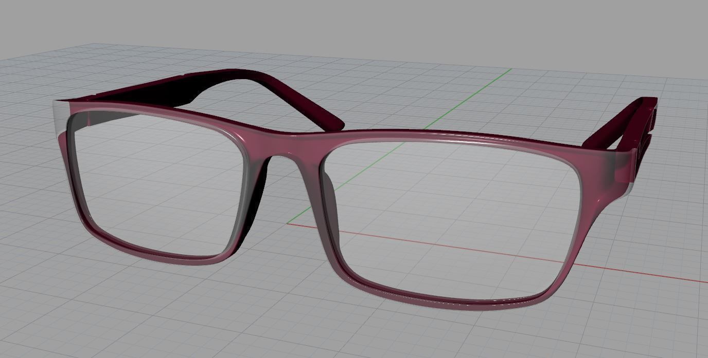 Eyeglasses for Men and Women 3D print model_5