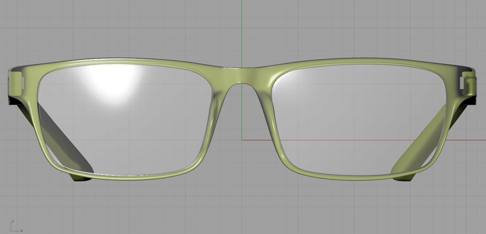 Eyeglasses for Men and Women 3D print model_5