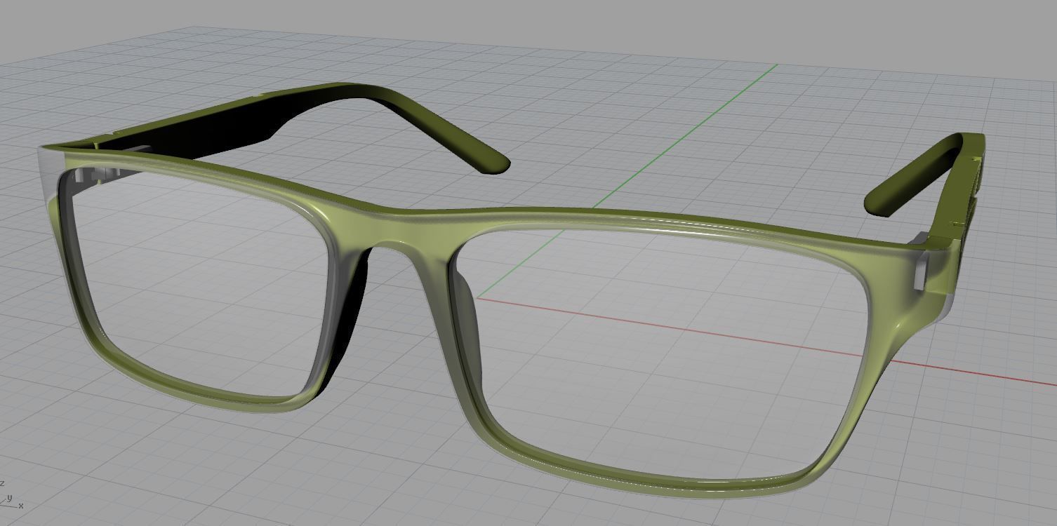 Eyeglasses for Men and Women 3D print model_7