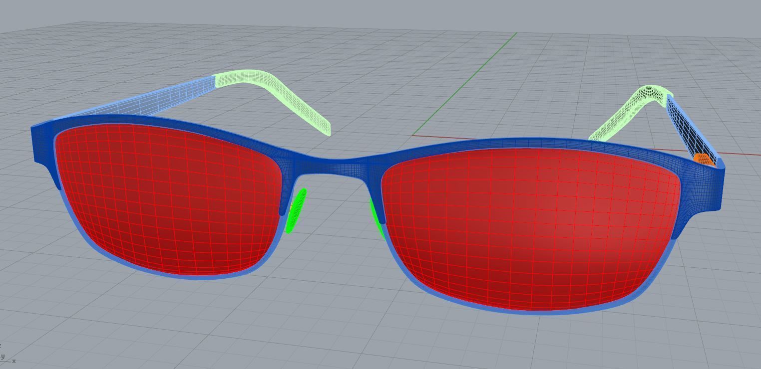 Eyeglasses for Men and Women 3D print model_4