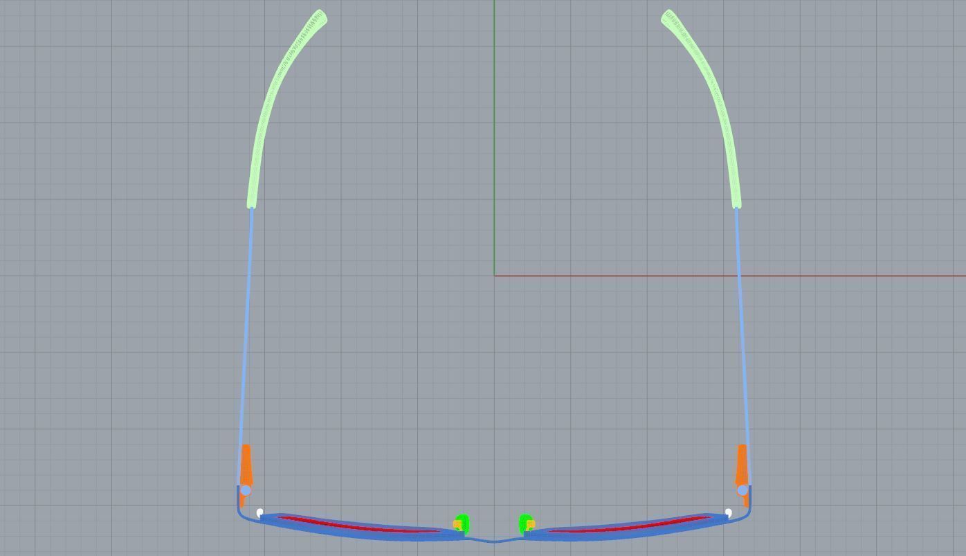 Eyeglasses for Men and Women 3D print model_5