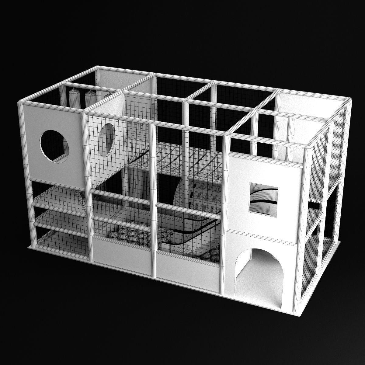 Kids playground 3D model_3