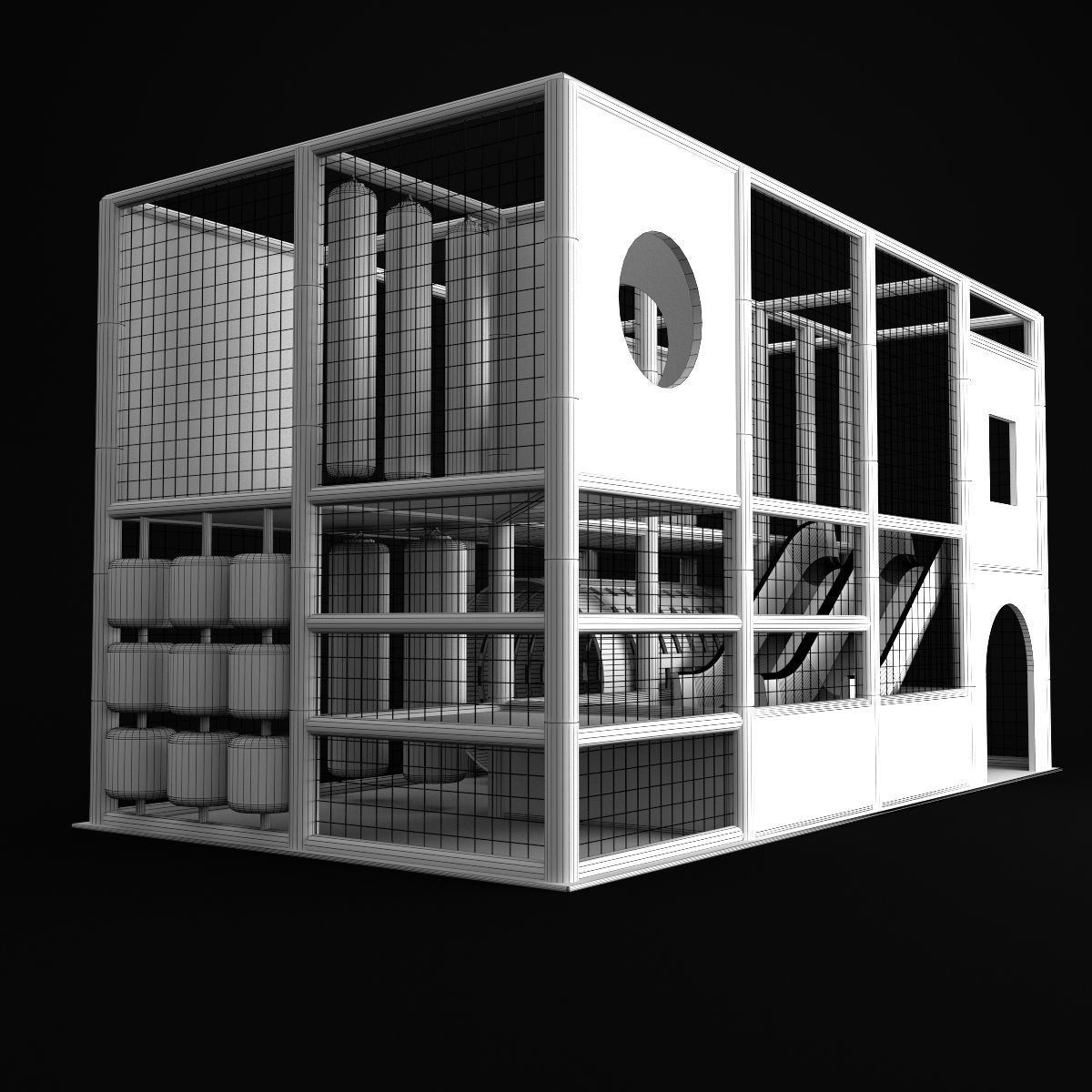 Kids playground 3D model_9