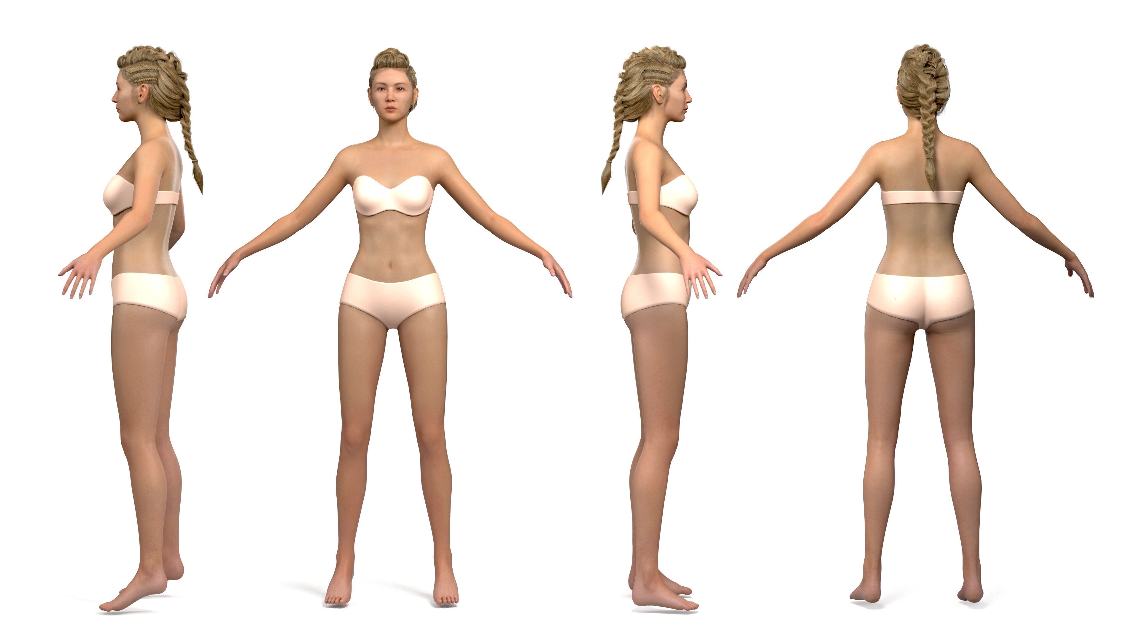 Viking Warrior  Vi Remake  Lowpoly Game ready Low-poly 3D model_22