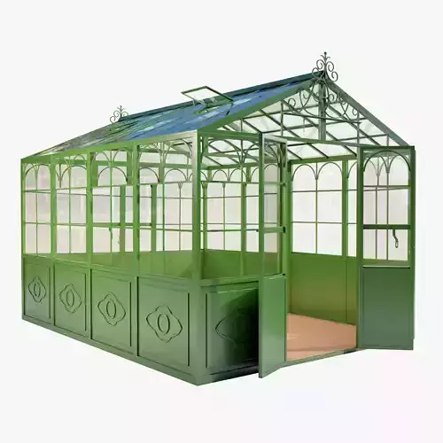 Italian Wrought Iron Greenhouse
