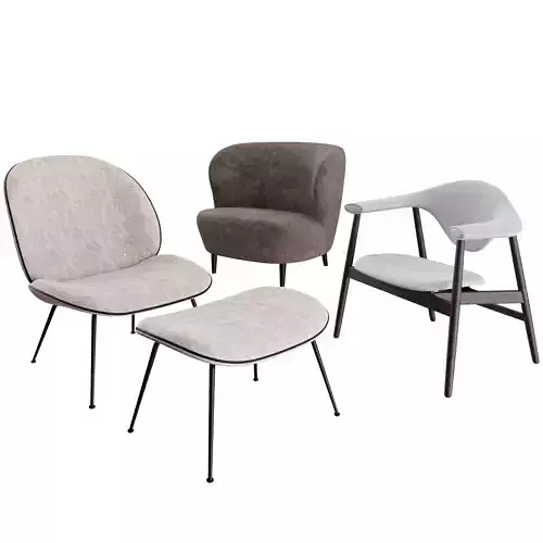 Gubi Lounge Chairs 