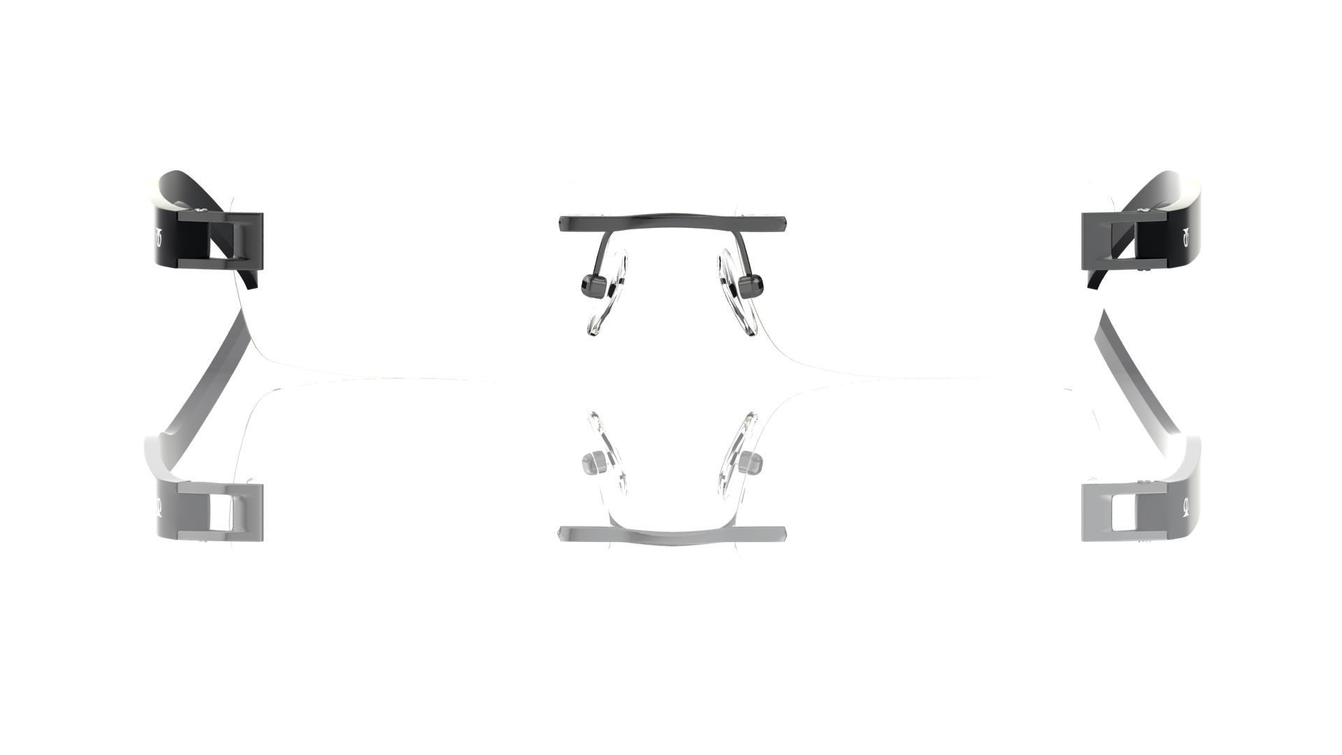 Eyeglasses for Men and Women 3D print model_3