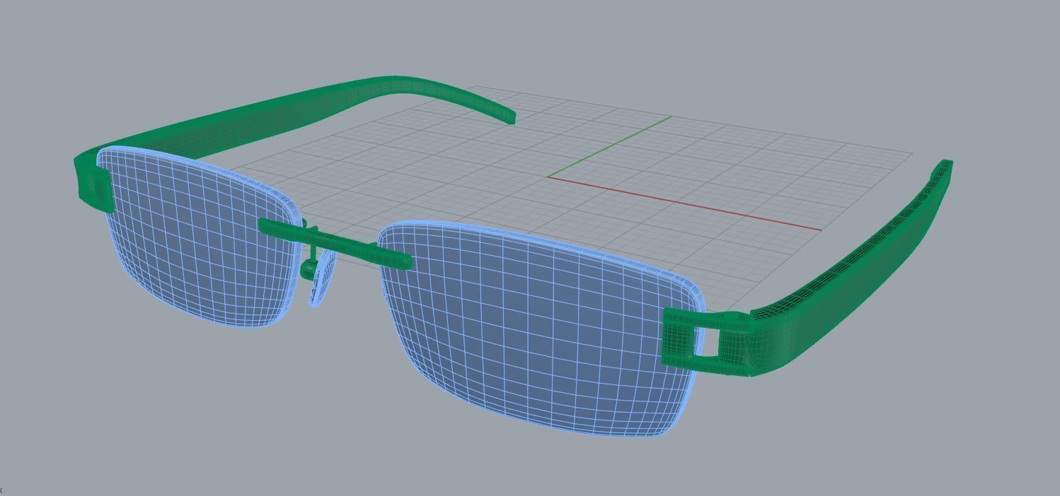 Eyeglasses for Men and Women 3D print model_7