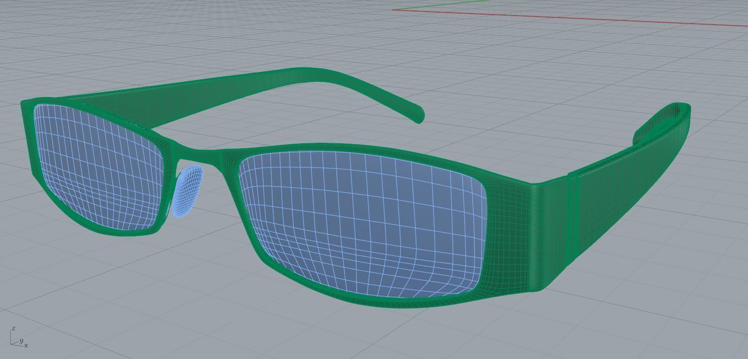 Eyeglasses for Men and Women 3D print model_7