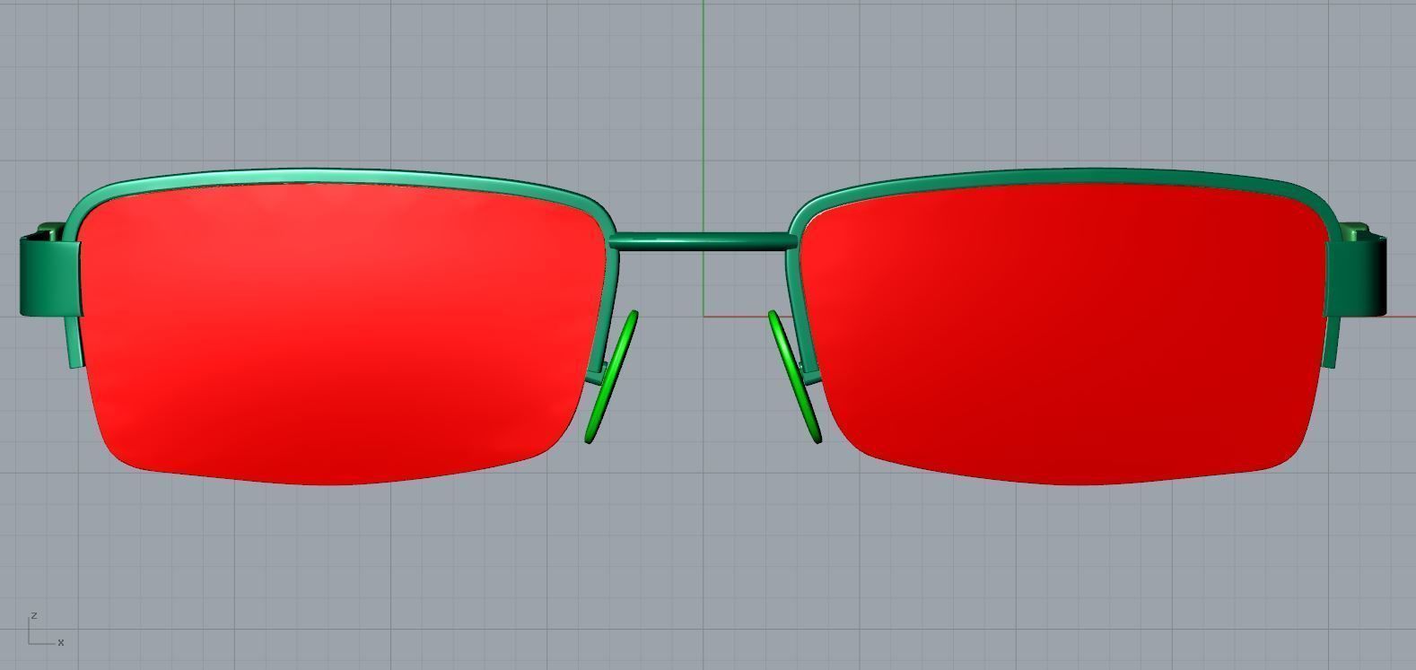 Eyeglasses for Men and Women 3D print model_6