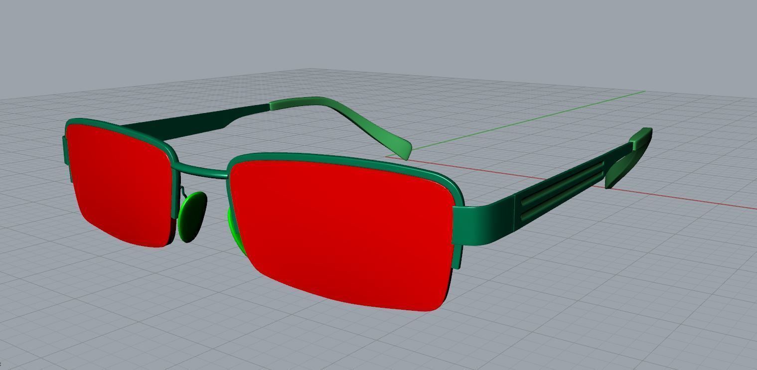 Eyeglasses for Men and Women 3D print model_4