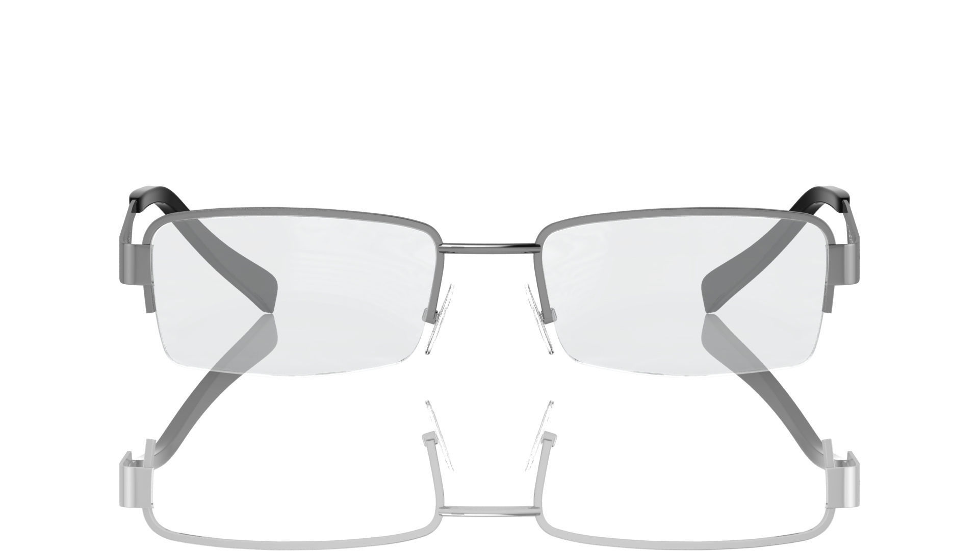 Eyeglasses for Men and Women 3D print model_3
