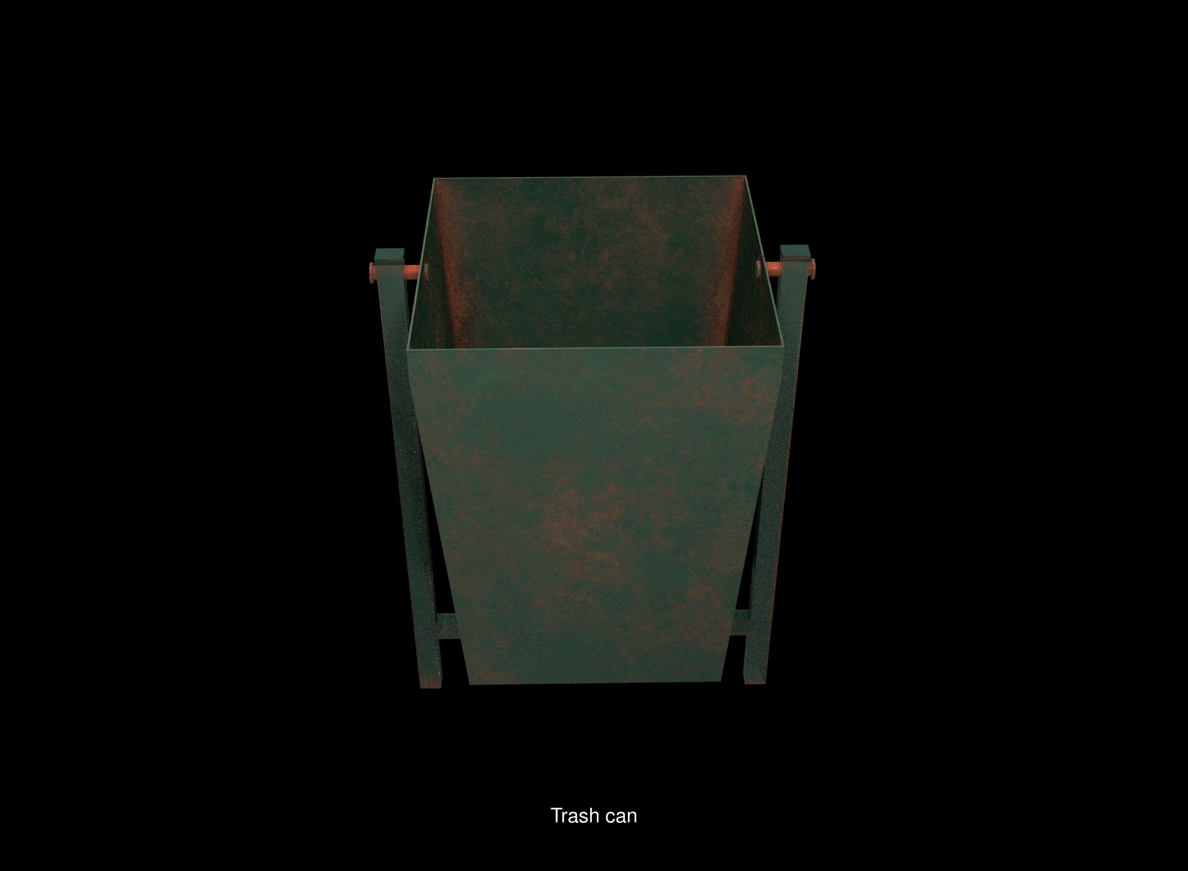 Trash can 3D Model Collection_2