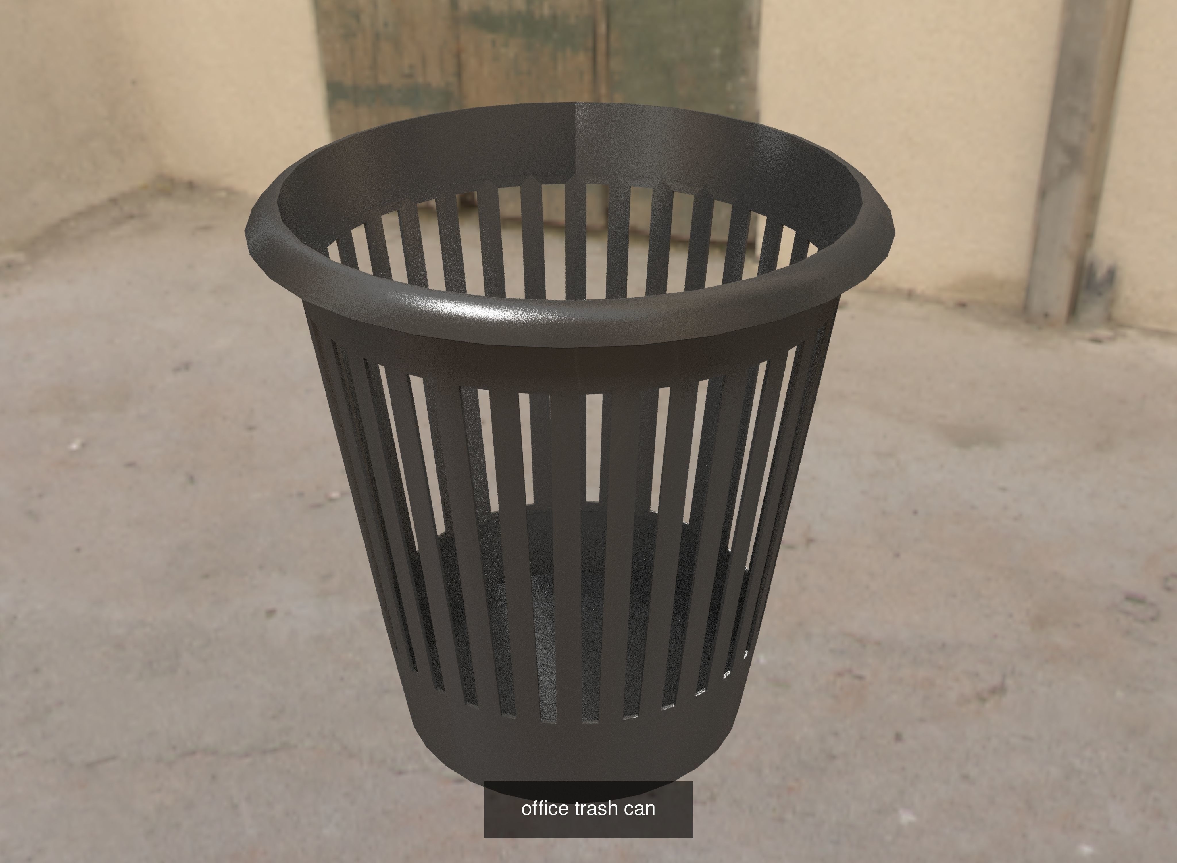 Trash can 3D Model Collection_6