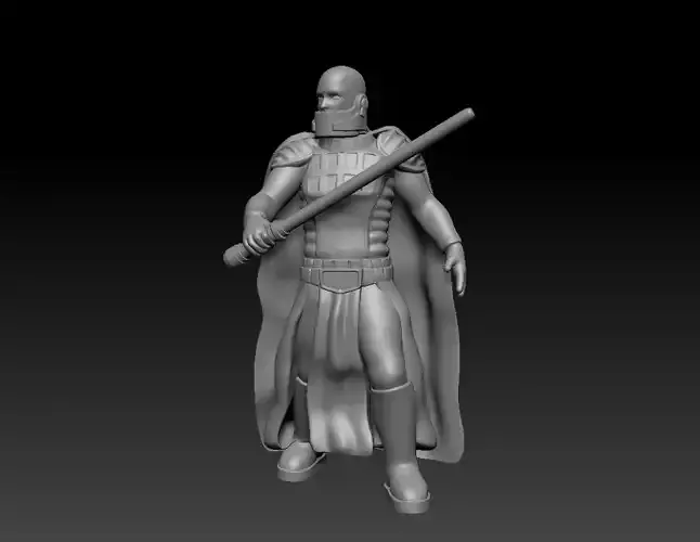 Swole Jawless Ancient Warrior 3D print model